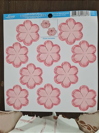 SDE-035- EMBELEZADORES - ROSA RECORTADA MÉDIA - ROSA