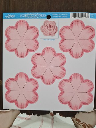 SDE-010- EMBELEZADORES - ROSA RECORTADA GRANDE - ROSA