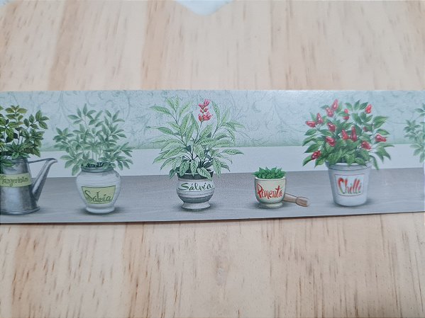 Barra Adesiva para Decoupage BDA-IV-429- Litoarte - 43,6 x4cm