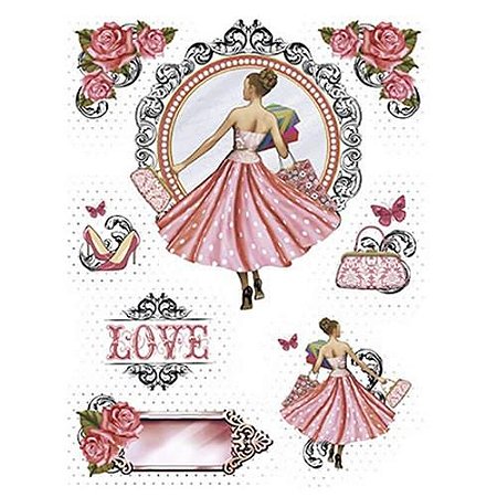Papel Transfer Dama PTG-006 - Litoarte