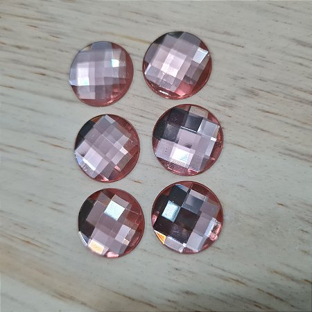 Chaton Redondo 16mm - Pacote com 26 unidades-  Avelã