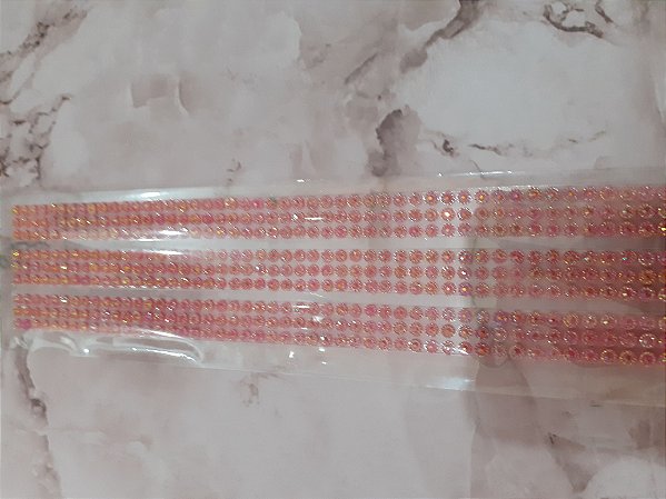 Cartela Strass- pink