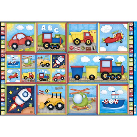 PD-0942 - PAPEL PARA DECOUPAGE - MEIOS DE TRANSPORTE