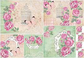 PD-0704 - PAPEL PARA DECOUPAGE - GAIOLA