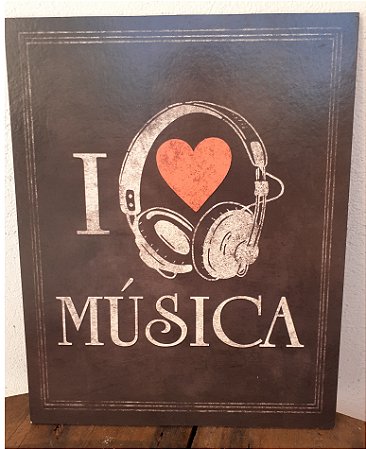 DHPM-224- QUADRO DECORATIVO  - MUSICA