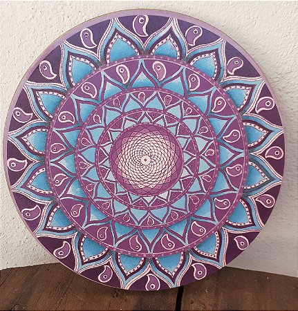 DHPM6-017- QUADRO DECORATIVO  - MADALA LILAS