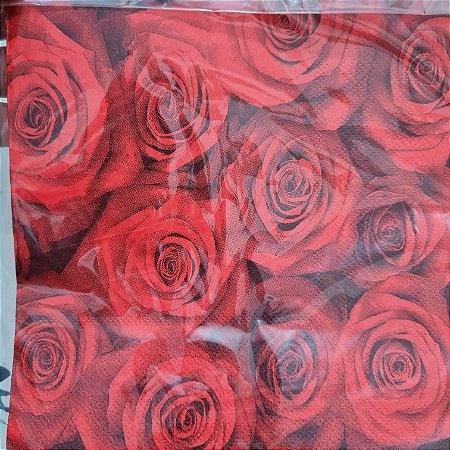 Guardanapo Rosas Vermelha