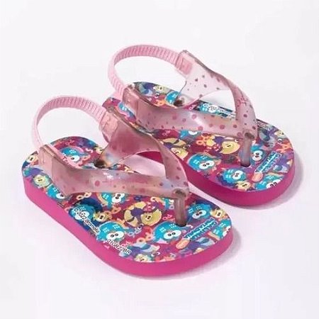 Sandália Chinelo Infantil Ipanema Baby Galinha Pintadinha