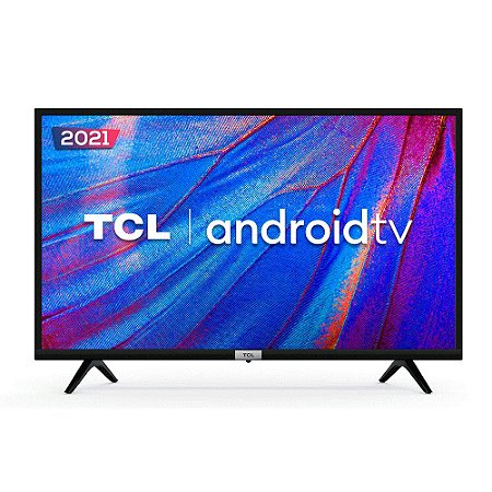 TV LED 32" TCL S615 HD HDR, Wifi E Bluetooth Integrados, 2 HDMI, 1 USB, Controle Remoto Com Comando De Voz, Google Assistant, Android, Bivolt