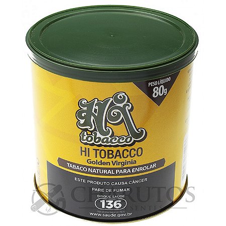 FUMO TABACO HI TOBACCO GOLDEN VIRGINIA LATA 80g