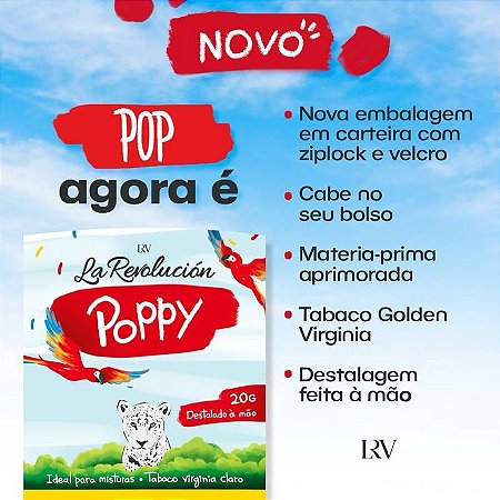 FUMO TABACO LA REVOLUCION POPPY 20g