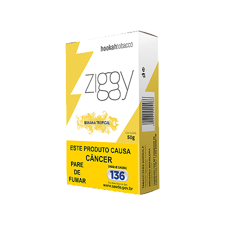 Fumo Para Narguilé Ziggy Banana Tropical 50g