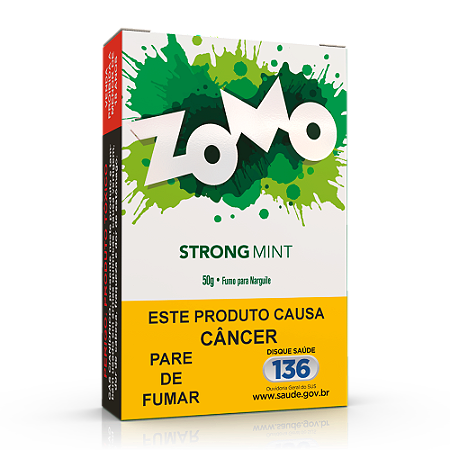FUMO PARA NARGUILE ZOMO STRONG MINT 50g
