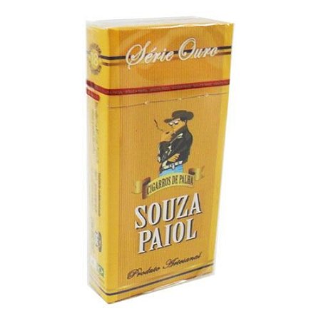 PALHEIRO CIGARRO DE PALHA SOUZA PAIOL SERIE OURO 20 unidades