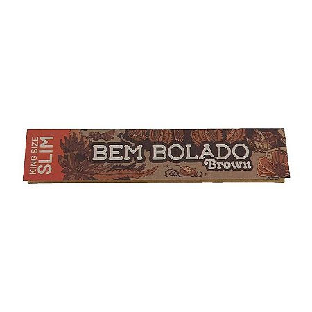 SEDA BEM BOLADO BROWN KING SIZE SLIM 110x36 mm