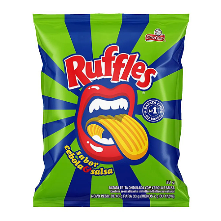 SALG CEBOLA E SALSA RUFFLES 33G UN