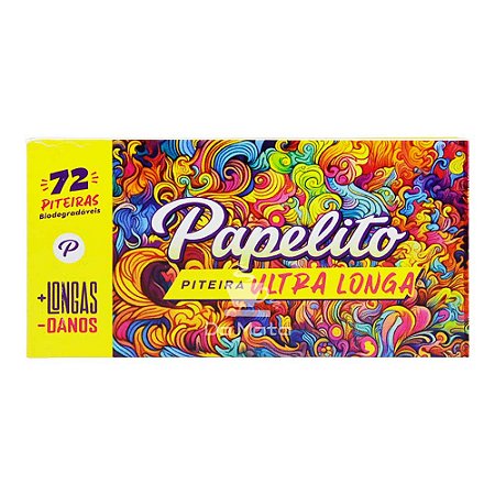 PITEIRA PAPEL PAPELITO ULTRA LONGA 72 folhas