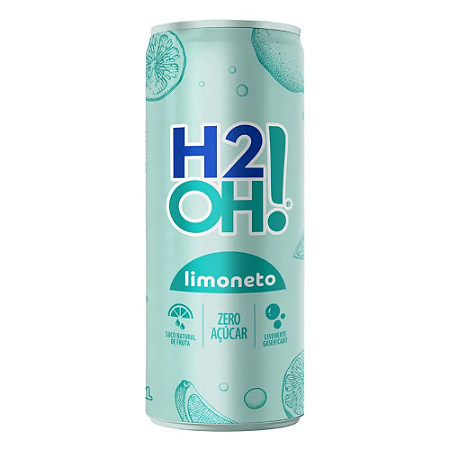 H2oh Limoneto Lata Sleek 350ml