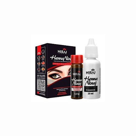 Kit Henna Niraj 3,5 gr + Fixador 20ml