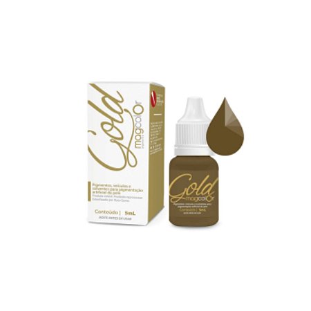 Pigmento Mag Color Gold 5ml - Castanho Claro