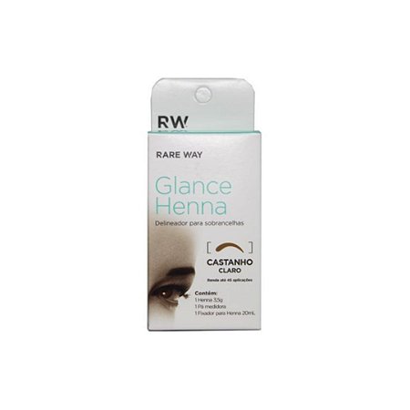 Henna Glance Rare Way 3,5g - Castanho Claro