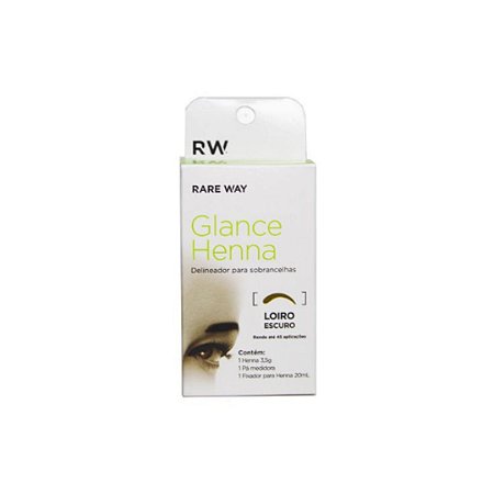 Henna Glance Rare Way 3,5g - Loiro Escuro