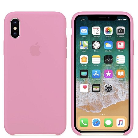 Capa de silicone aveludada Iphone XR - PRETA