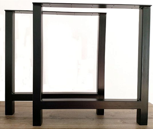 Base Mesa Estilo Industrial Pés para Mesa Tipo H