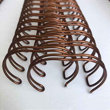 Wire-O 3/4" Bronze para Encadernação 2x1 A4 até 140 folhas