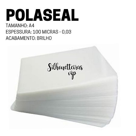 Polaseal Brilho - A4 - 220x307x0,03mm - 75 MICRAS