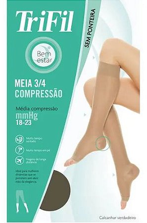 meia de compressão trifil