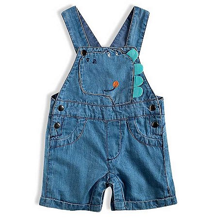 Jardineira Jeans Bebe Menino Tip Top Deka Baby Kids Multimarcas Deka Baby Kids