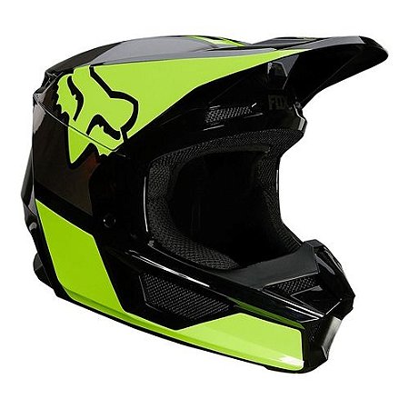 CAPACETE TRILHA FOX MX V1 MIPS REVN FLUO AMARELO  TAM 58