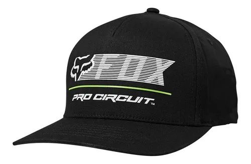 BONE FOX LIFESTYLE PRO CIRCUIT FLEXFIT HAT PRETO P / M