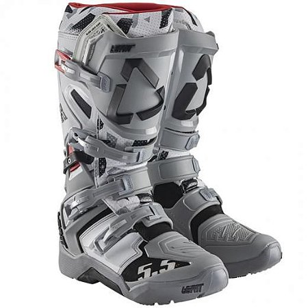 BOTA  LEATT 5.5 FLEXLOCK ENDURO CINZA BRANCO 11 (42/43)