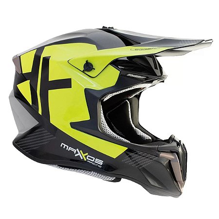 CAPACETE MOTOCROSS MATTOS RACING COMBAT LEGGERO AMARELO FLUOR 58