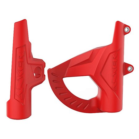 PROTETOR DE BENGALA E DISCO DE FREIO CRF 250F VERMELHO ANKER