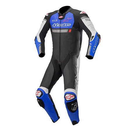 MACACAO MOTO ALPINESTARS MISSILE IGNITION TECH PRETO AZUL 46