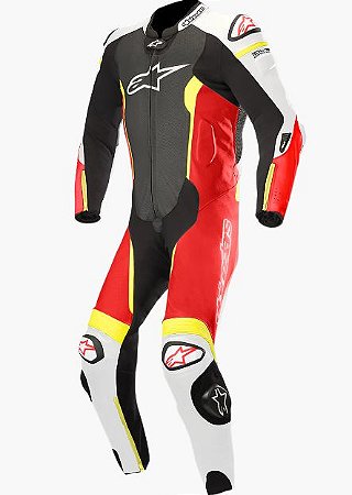 MACACAO ALPINESTARS MISSILE TECH-AI PRETO BRANCO VERMELHO 50