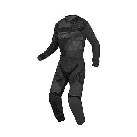 CONJUNTO MOTOCROSS ASW IMAGE DNA 22 PRETO CHUMBO 44/G