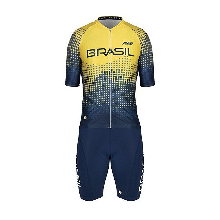 CONJUNTO ASW CBC AMARELO AZUL M