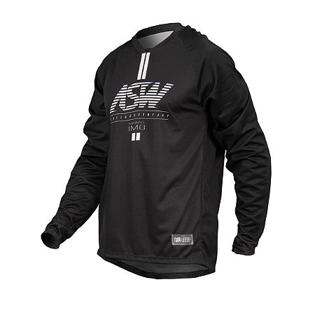 CAMISA MOTOCROSS ASW IMAGE MINIMAL 23 PRETO M