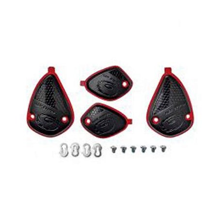 SUPORTE  DE TORNOZELO SIDI CROSSFIRE 2 PRETO VERMELHO UNICO