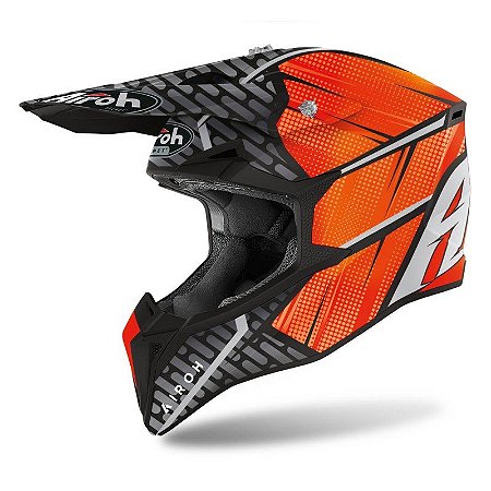 CAPACETE AIROH WRAAP IDOL ORANGE MATT 60