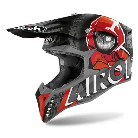 CAPACETE AIROH WRAAP ALIEN RED MATT 58