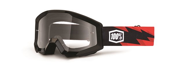 OCULOS 100% Motocross Enduro Trilha  STRATA CRISTAL SLASH PRETO