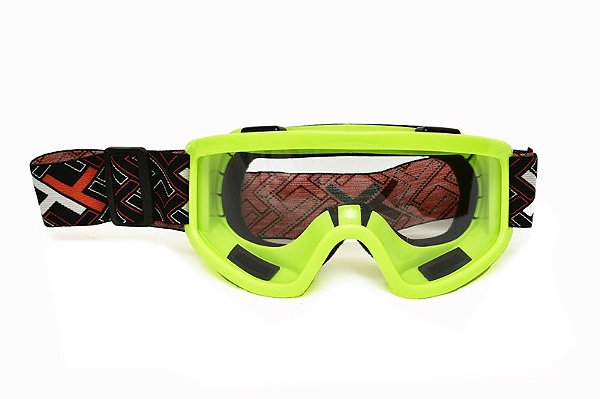 OCULOS MOTOCROSS TRILHA MATTOS RACING MX CRISTAL VERDE