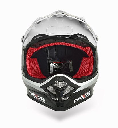 CAPACETE MOTOCROSS TRILHA MATTOS RACING STRIKE BRANCO 58