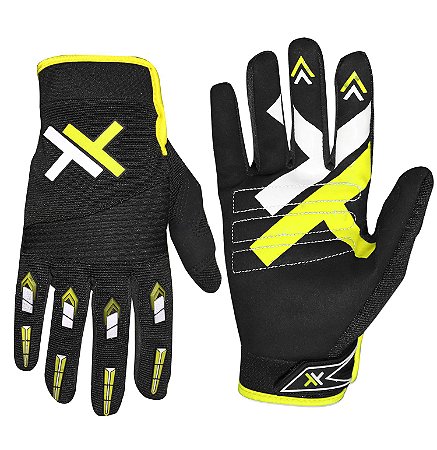 LUVA MOTOCROSS TRILHA MATTOS RACING MX PRO AMARELO TAM G