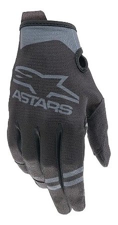 LUVA ALPINESTARS MOTOCROSS RADAR 21 PRETO ANTHRACITE TAM G